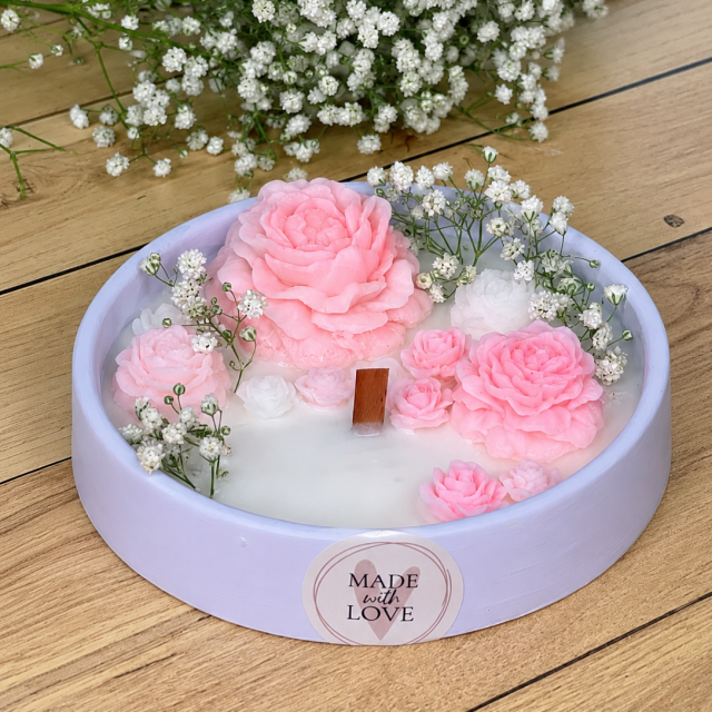 شمع garden rose